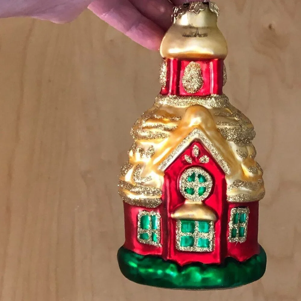 Vintage gold church
